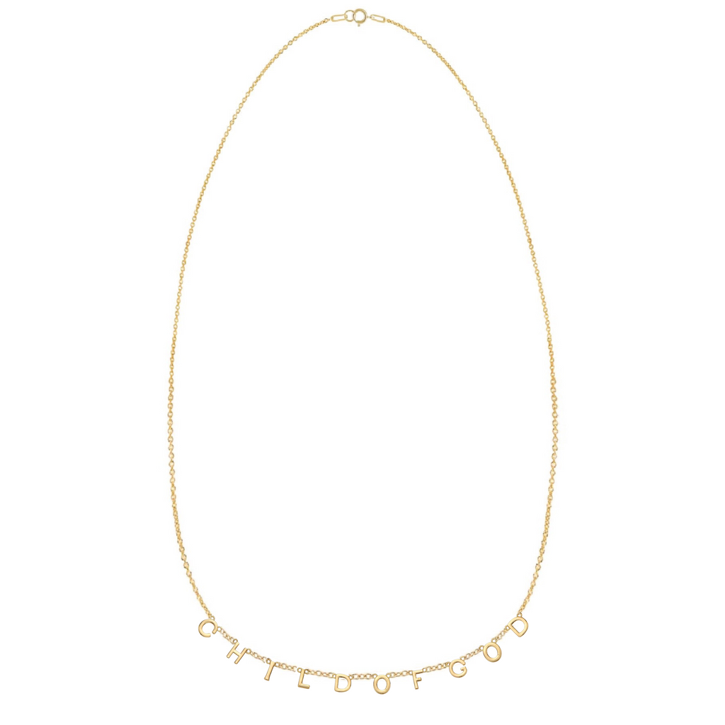 CHILD OF GOD Necklace in Gold-Filled and Sterling Silver