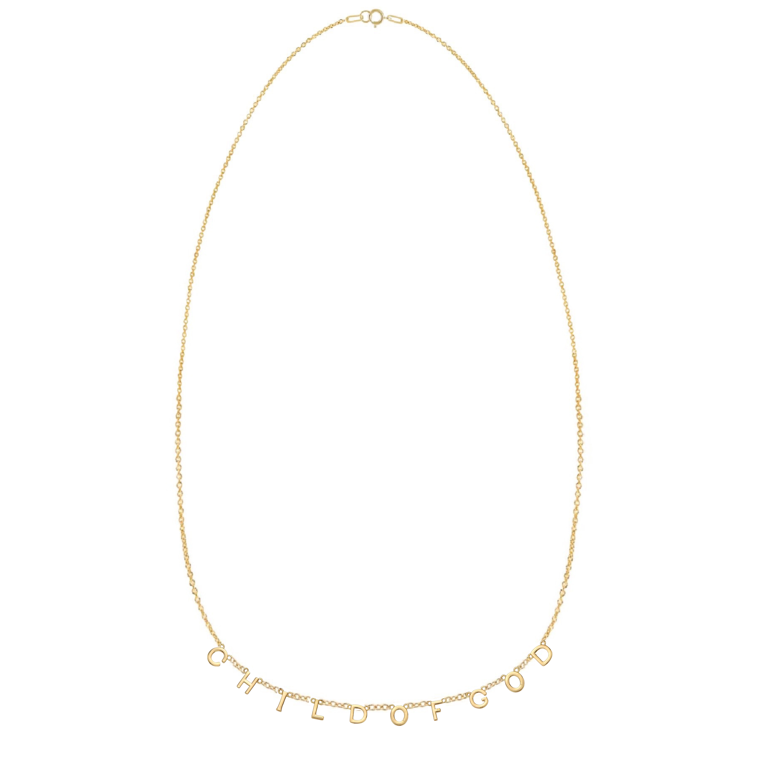 CHILD OF GOD Necklace in Gold-Filled and Sterling Silver
