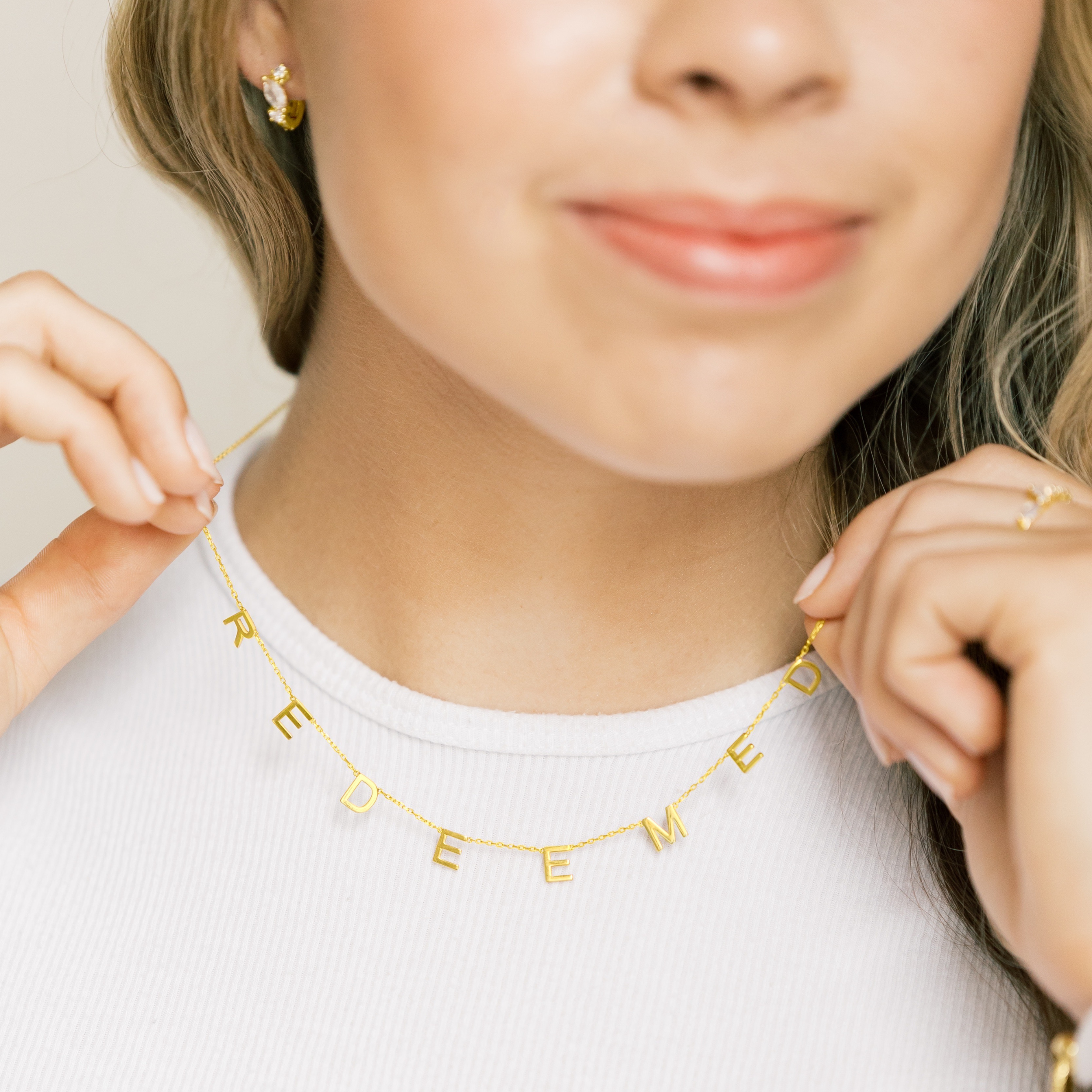 REDEEMED Necklace in Gold-Filled and Sterling Silver