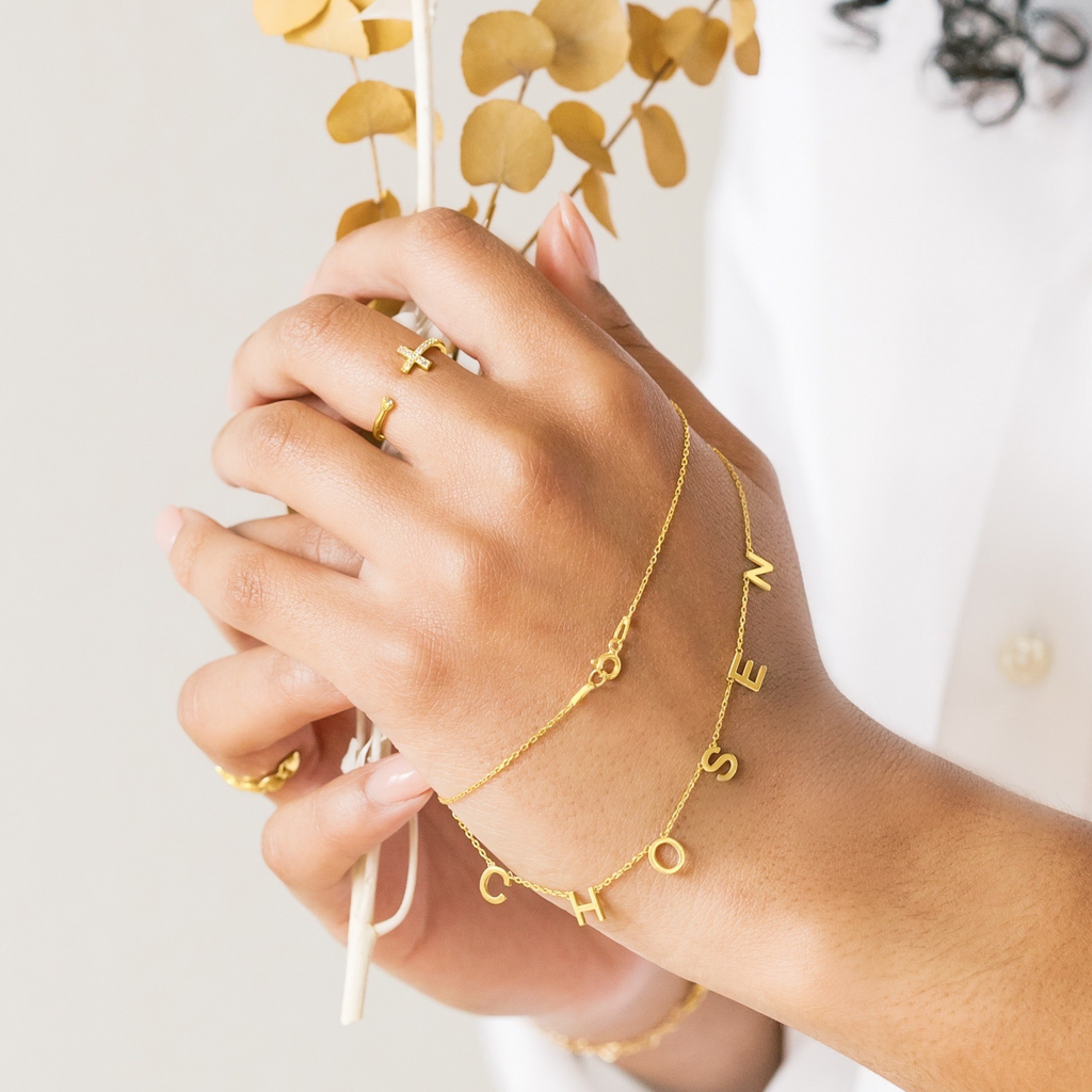 CHOSEN Necklace in Gold-Filled and Sterling Silver