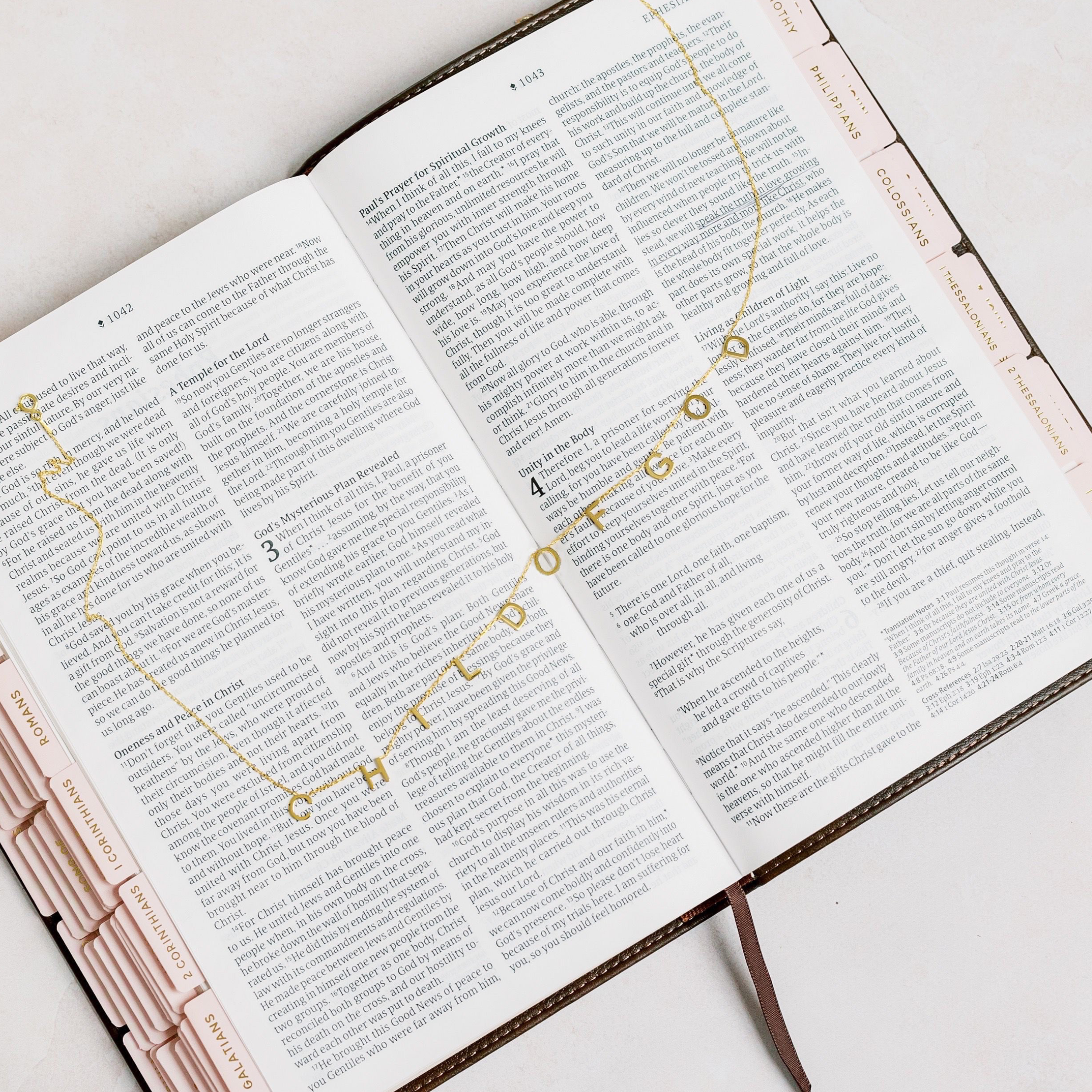 CHILD OF GOD Necklace in Gold-Filled and Sterling Silver