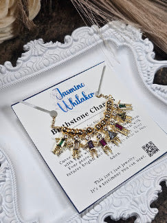 90s Baby Birthstone Family Necklace
