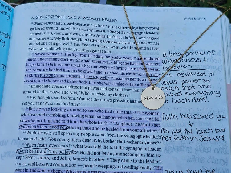 By the Hem of His Garment Necklace