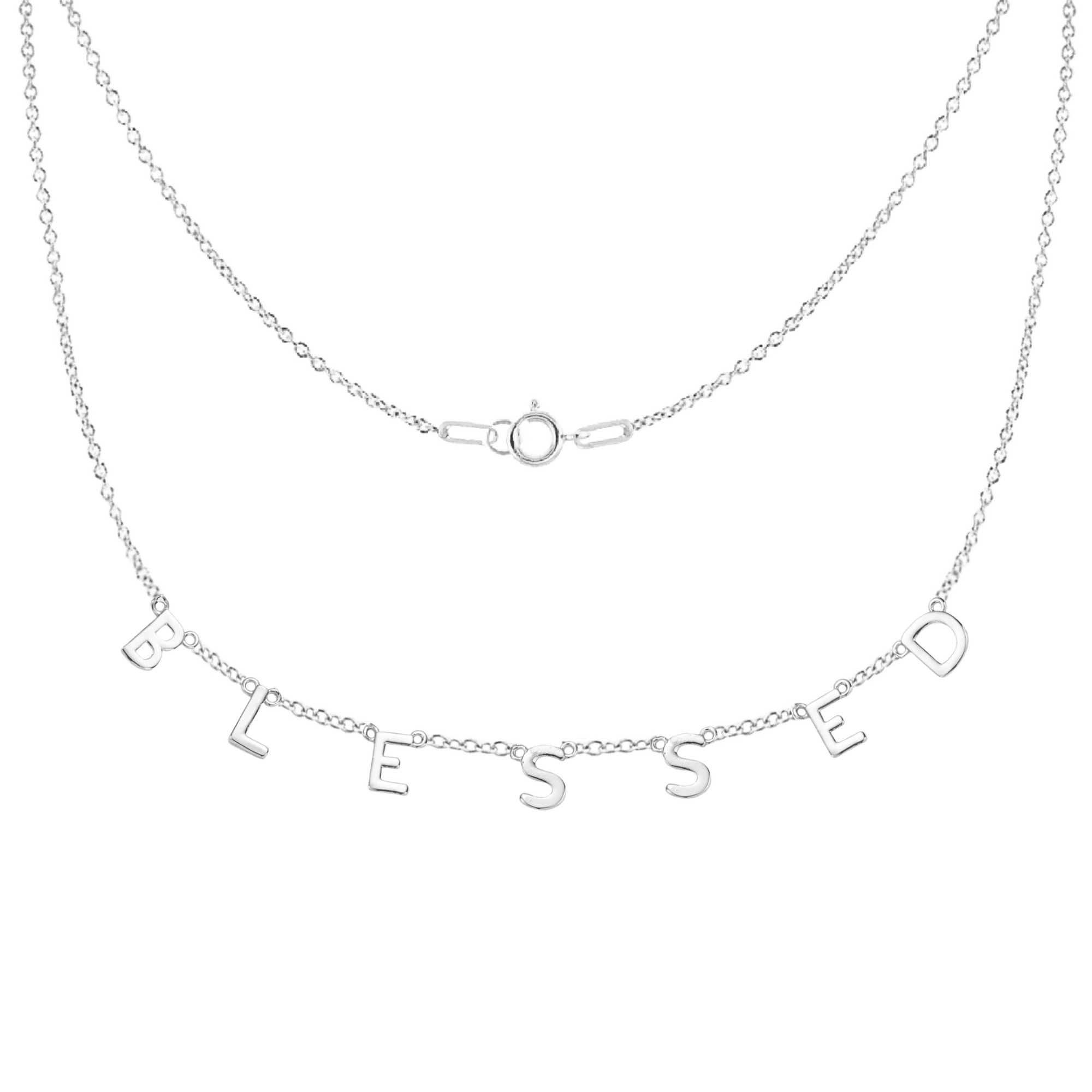 BLESSED Necklace in Gold-Filled and Sterling Silver