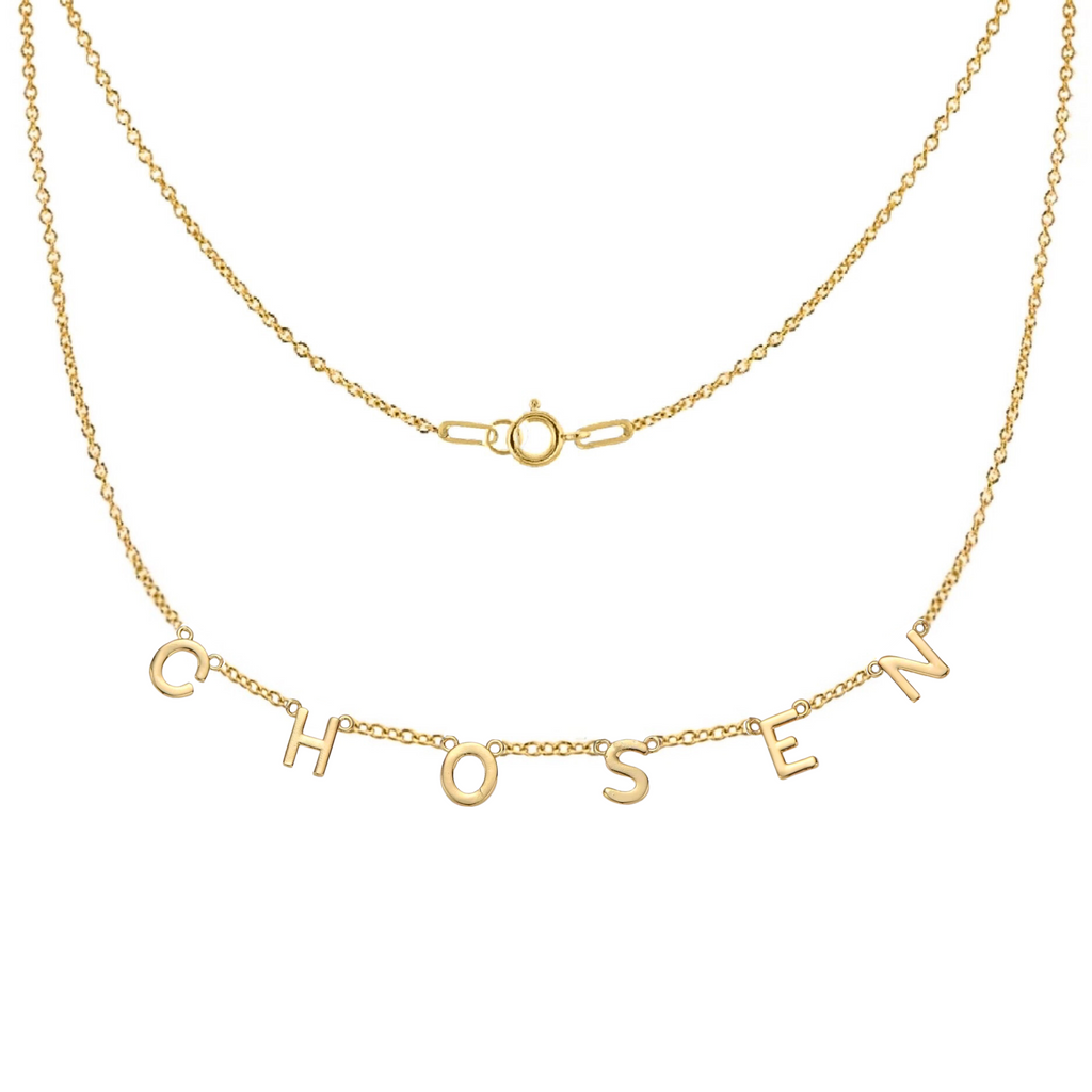 CHOSEN Necklace in Gold-Filled and Sterling Silver