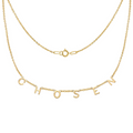 CHOSEN Necklace in Gold-Filled and Sterling Silver