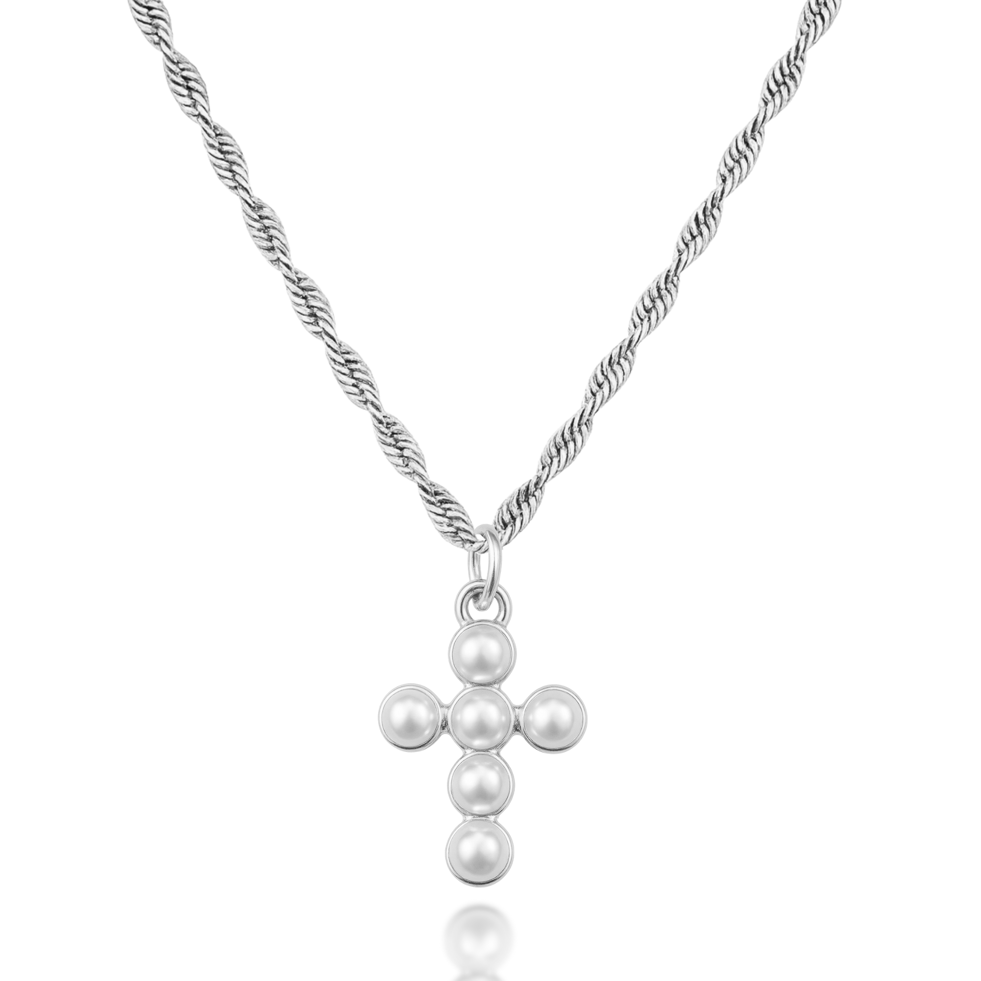 Always with Us Necklace in Gold & Silver