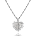 God is Love Necklace in Gold & Silver