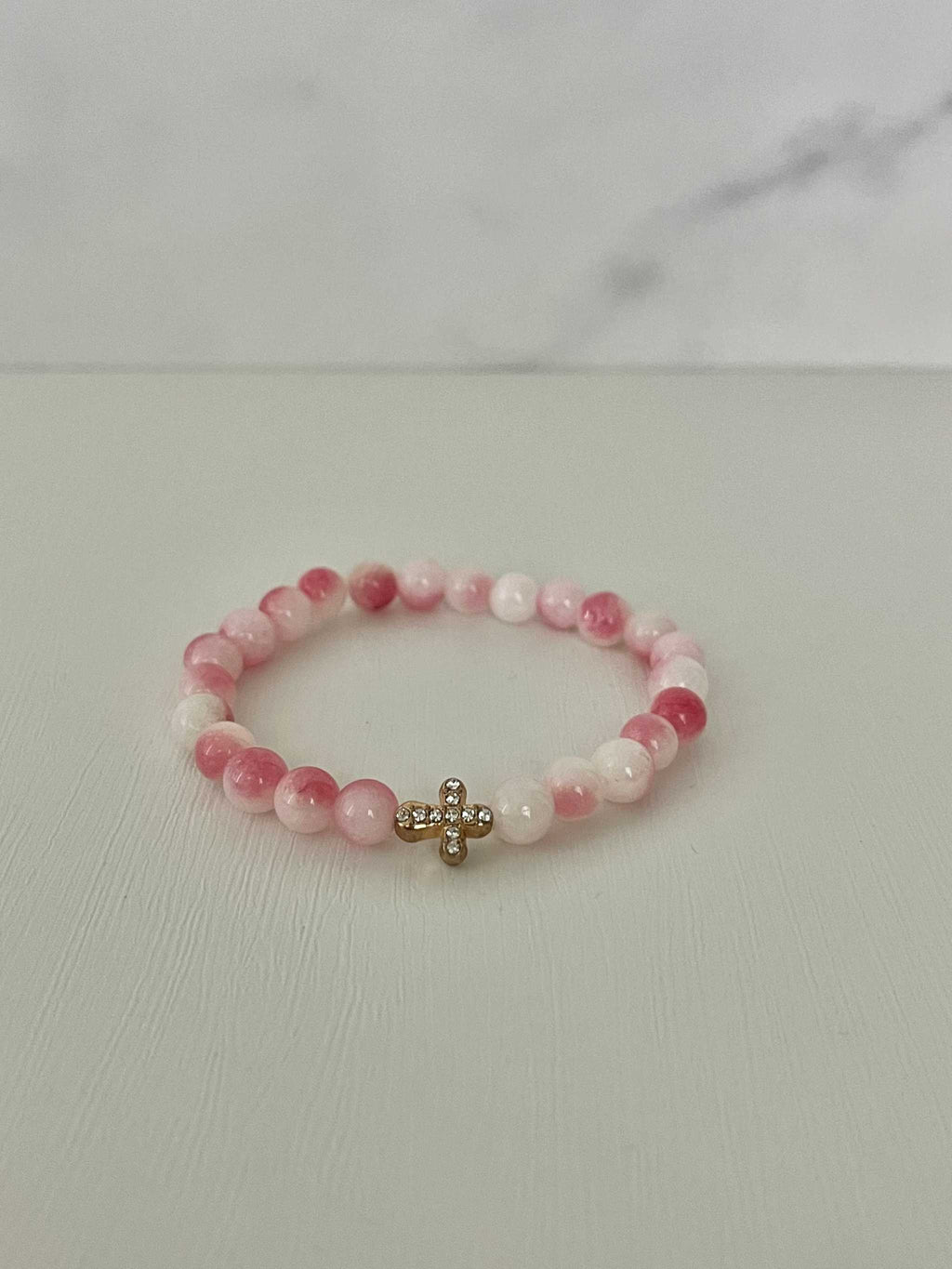Cross Bead Bracelet Collection - Faith-Inspired Jewelry