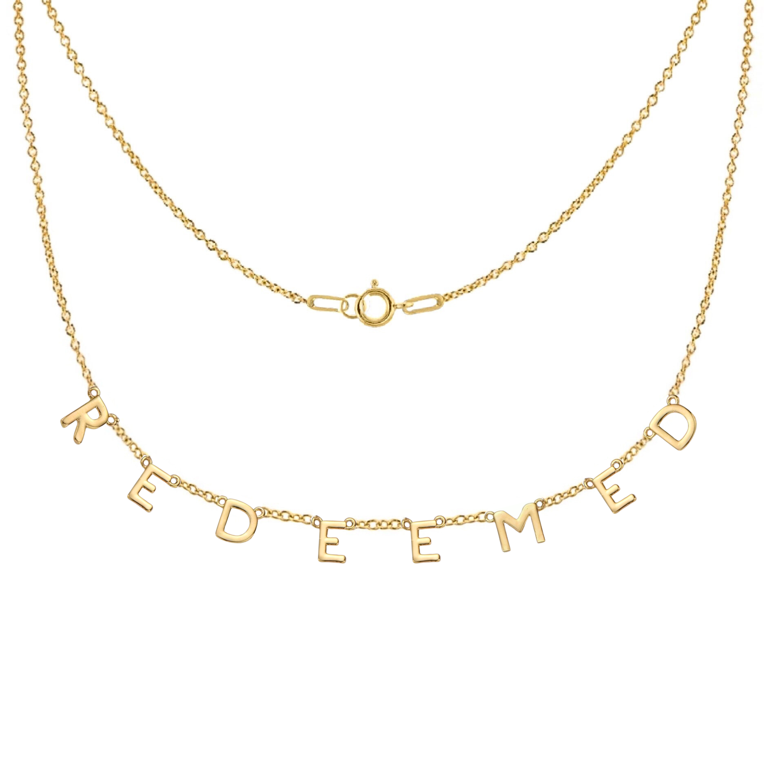 REDEEMED Necklace in Gold-Filled and Sterling Silver