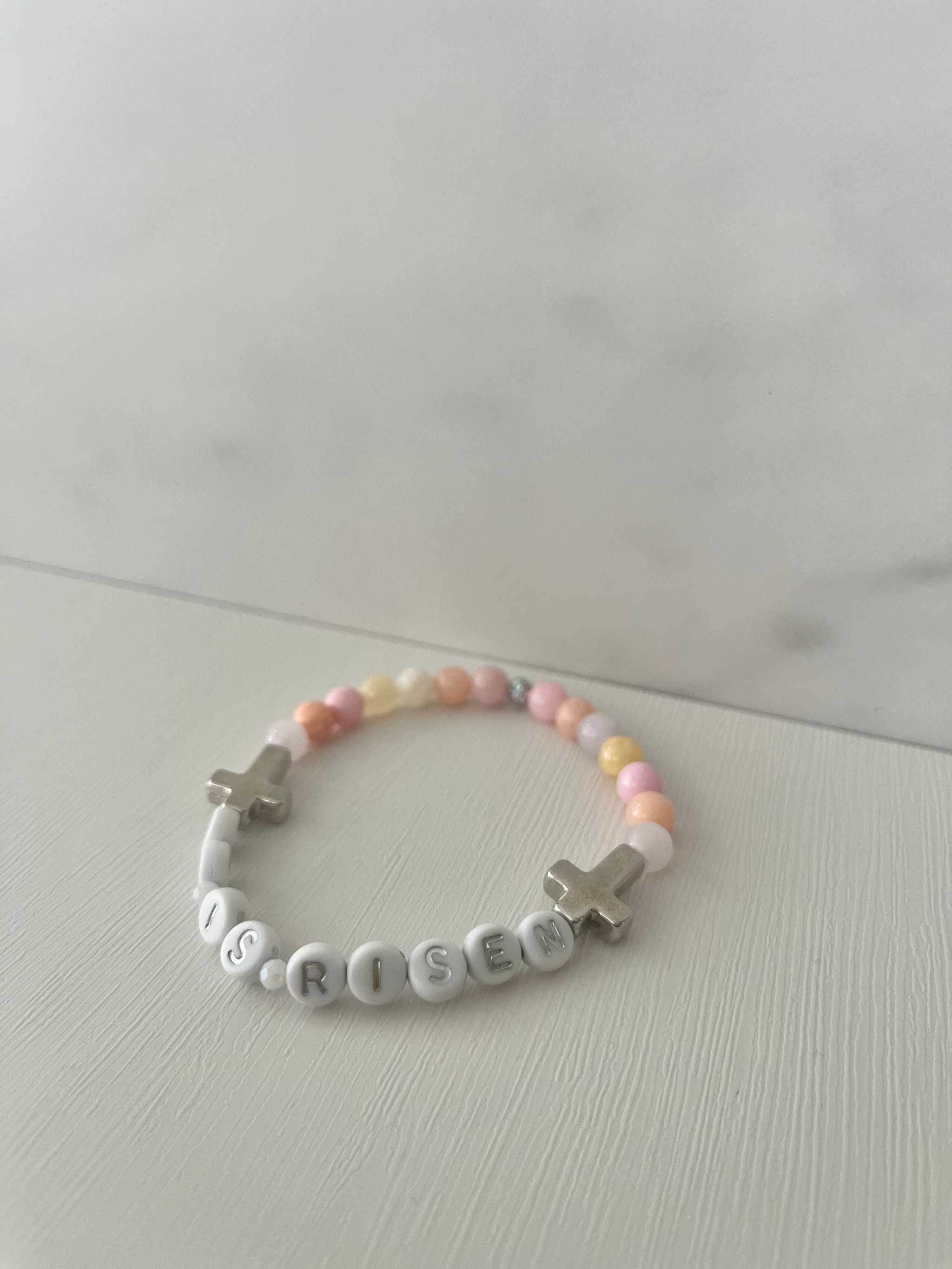 He Is Risen Bead Bracelet – Handmade Christian Jewelry