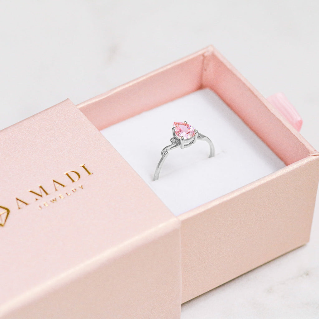 Delivered Tears Ring- Sterling Silver