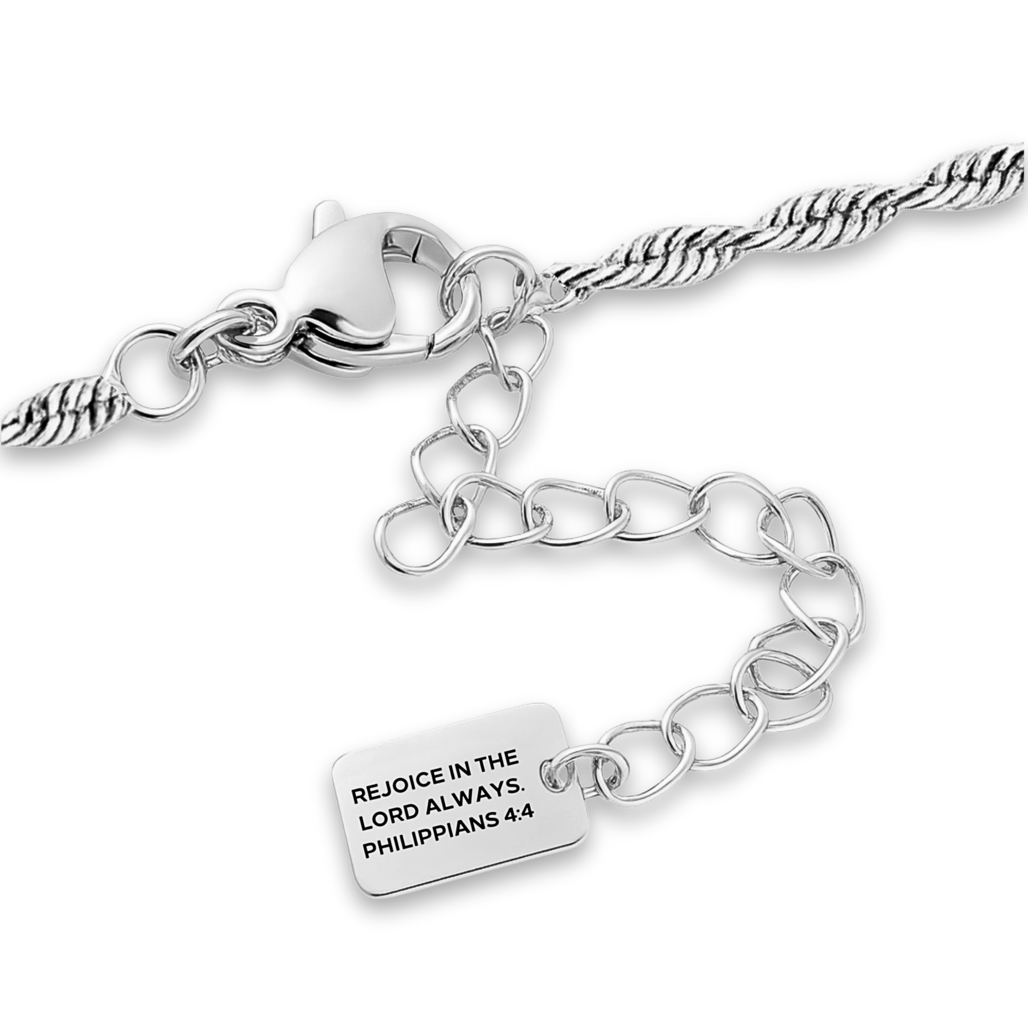 God is Love Necklace in Gold & Silver