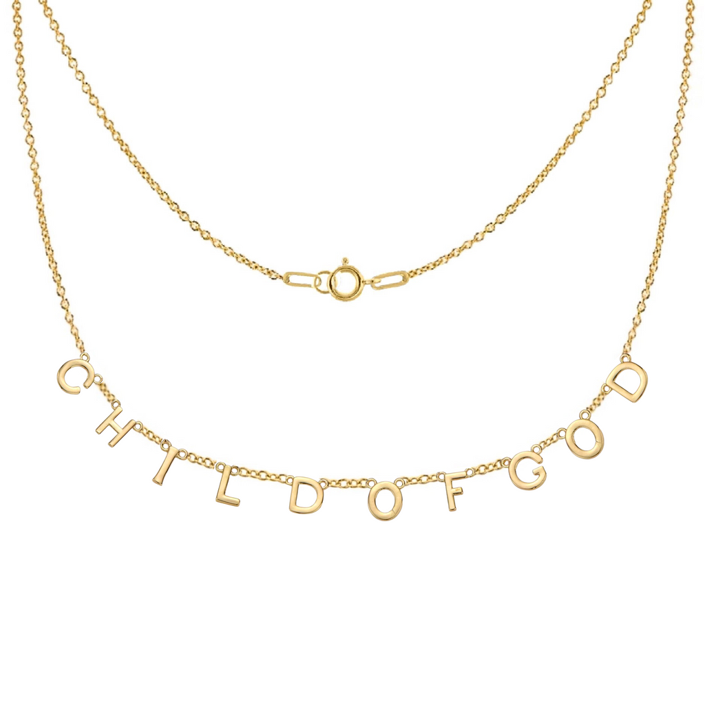 CHILD OF GOD Necklace in Gold-Filled and Sterling Silver
