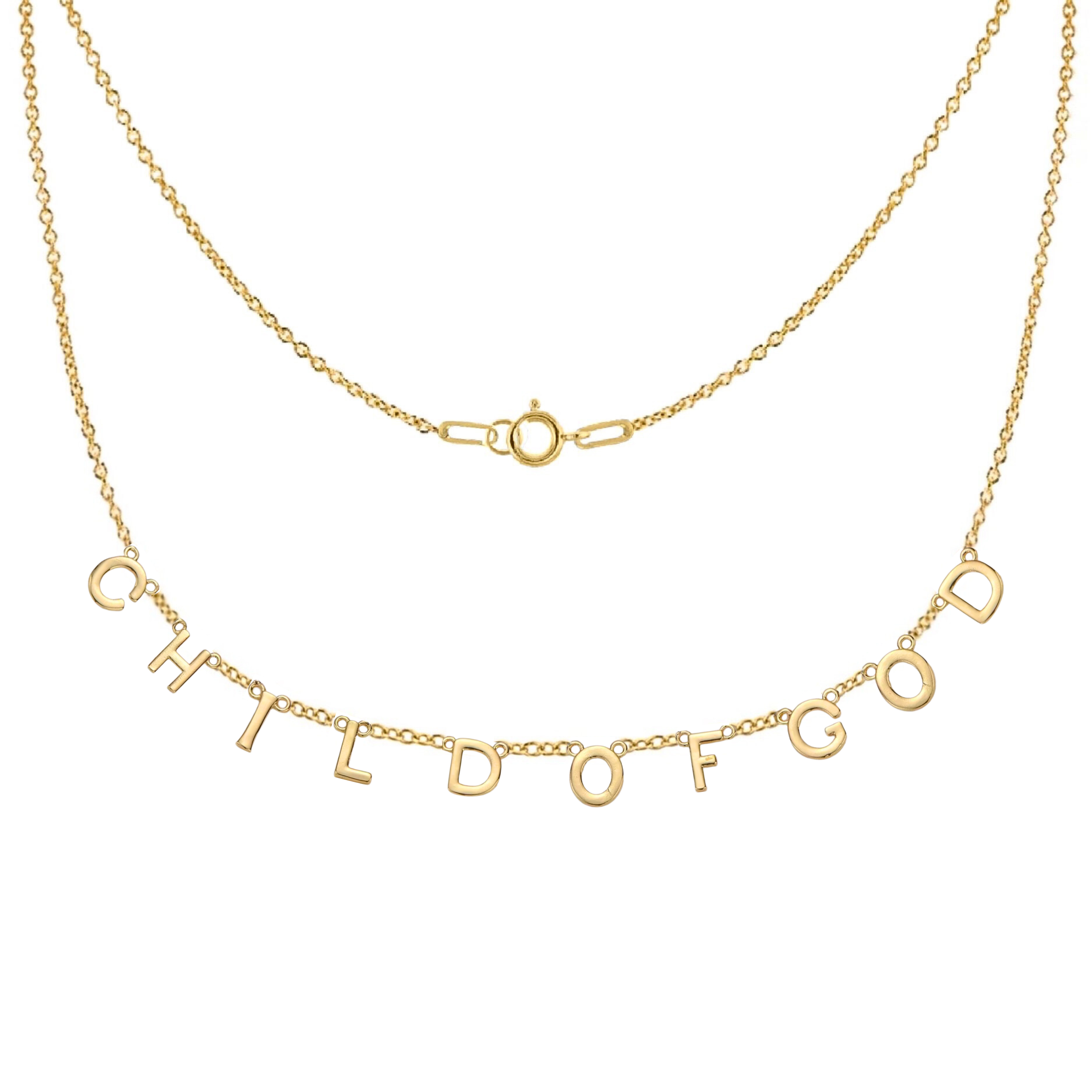 CHILD OF GOD Necklace in Gold-Filled and Sterling Silver