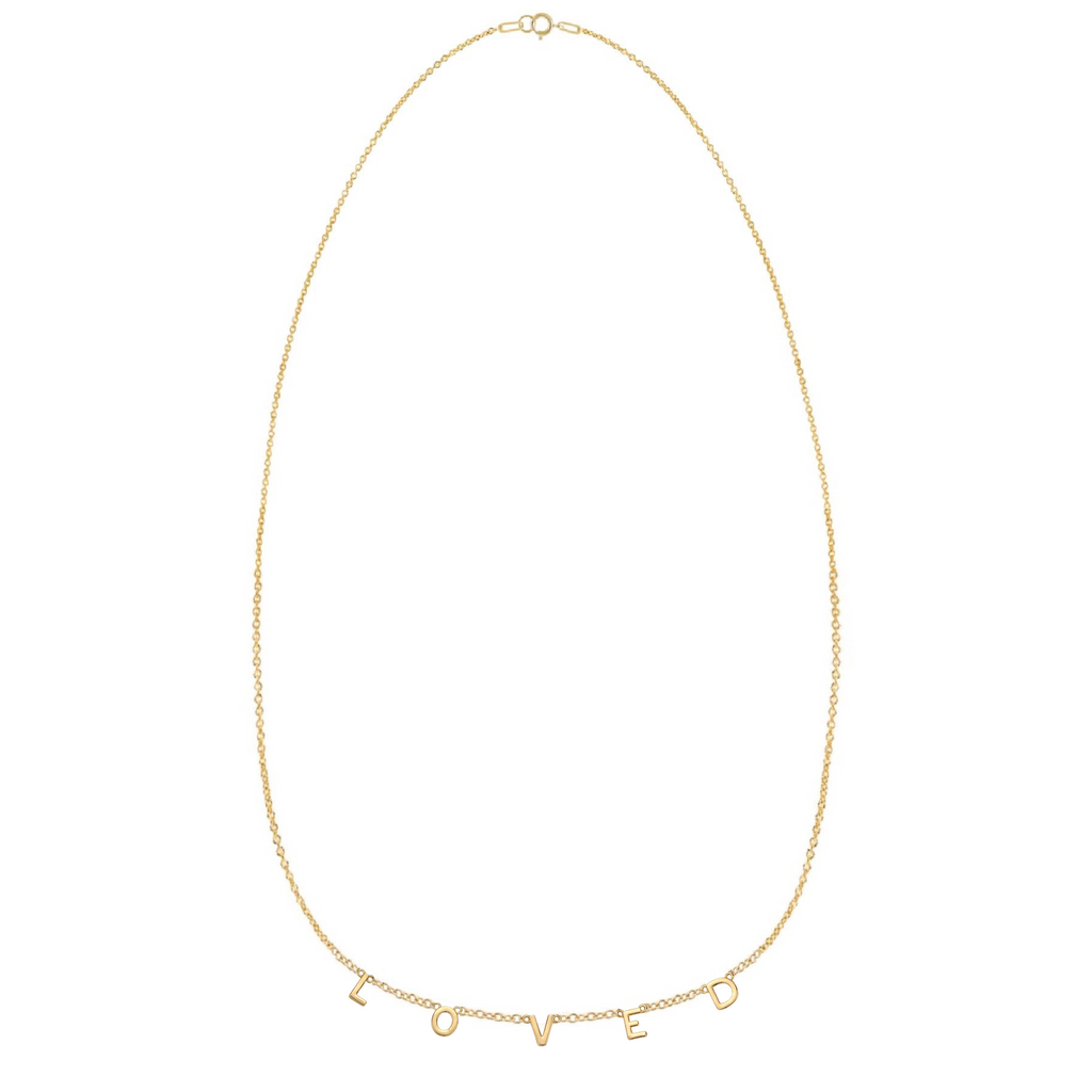 LOVED Necklace in Gold-Filled and Sterling Silver