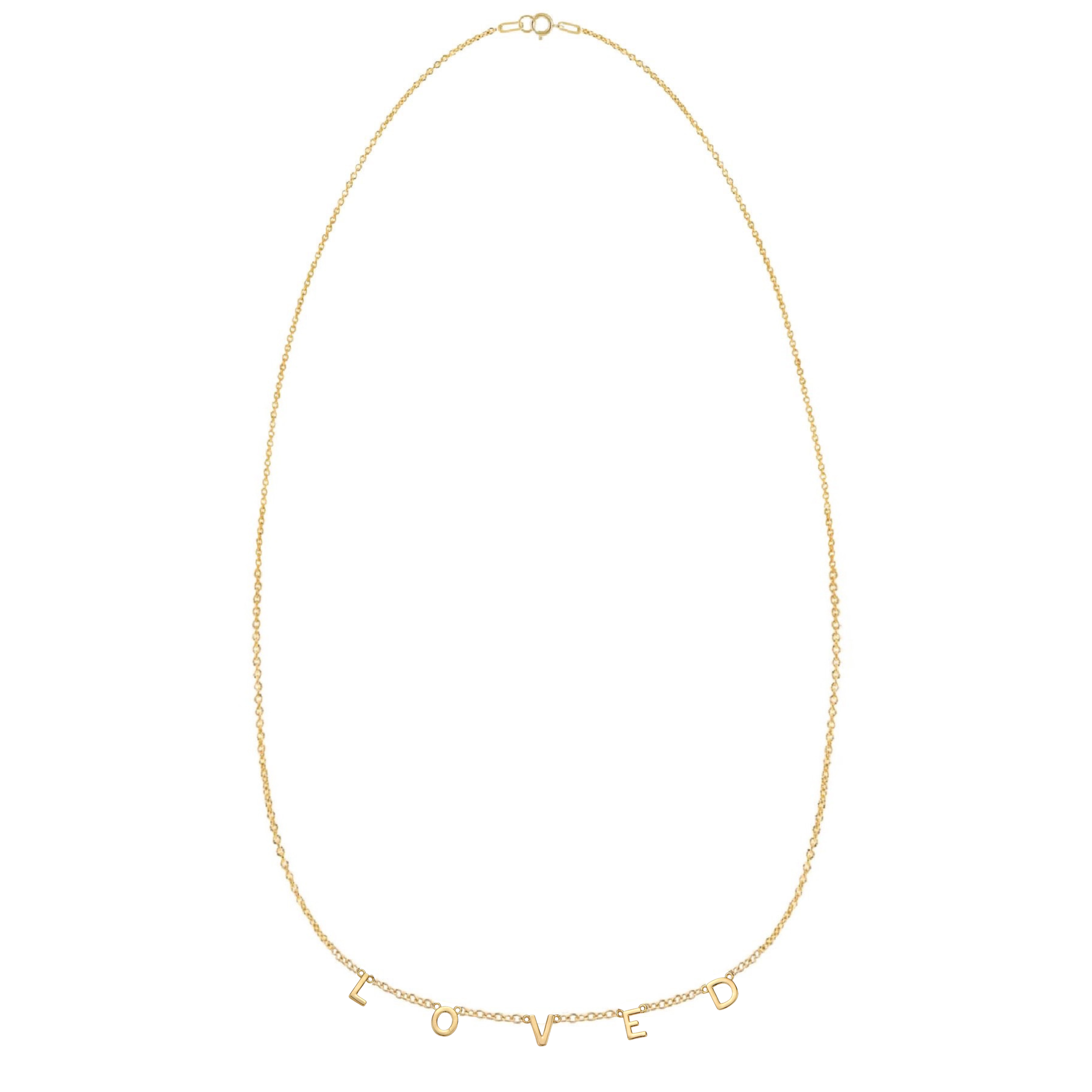 LOVED Necklace in Gold-Filled and Sterling Silver