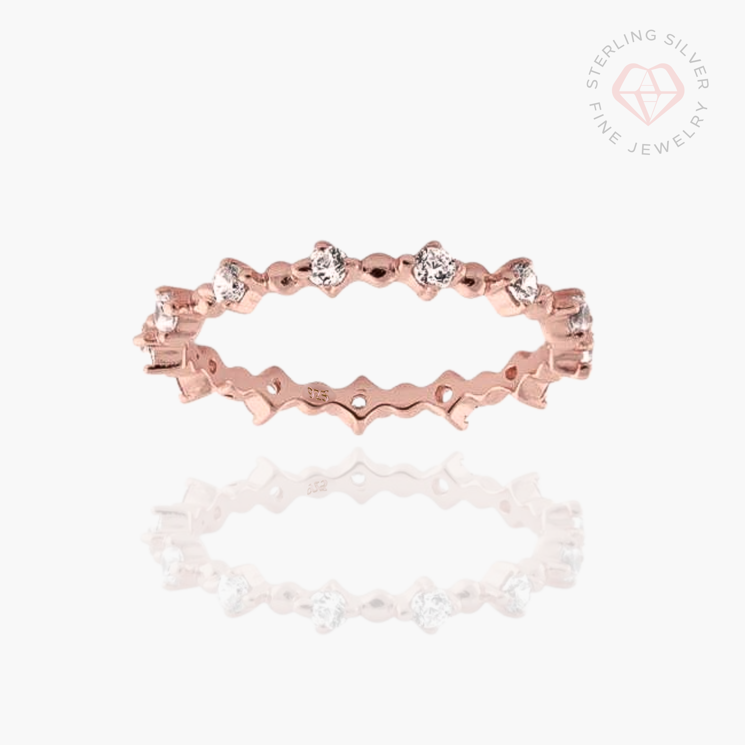 Galilee's Night Ring - Gold Vermeil, Sterling Silver & Rose Gold