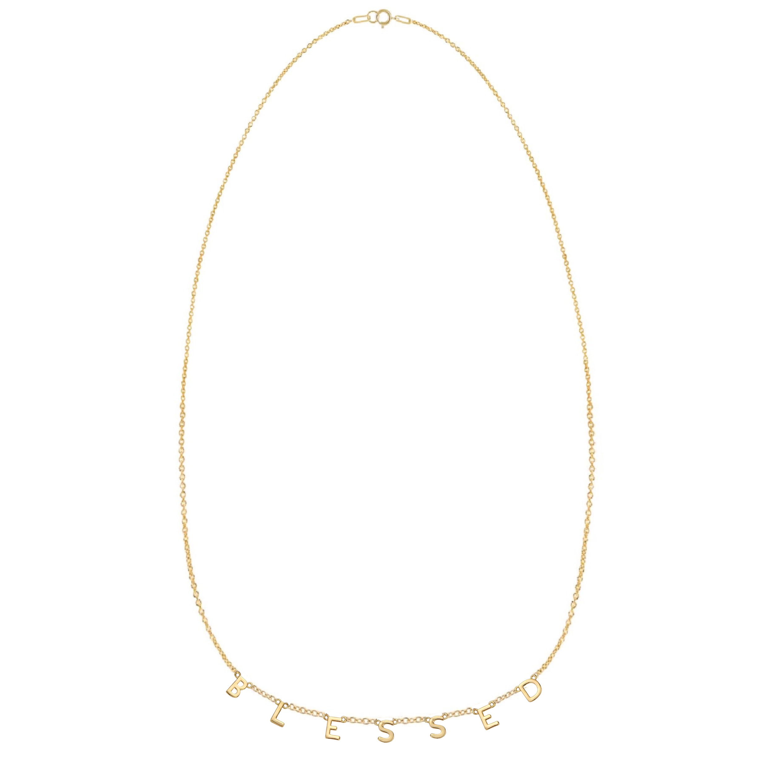 BLESSED Necklace in Gold-Filled and Sterling Silver