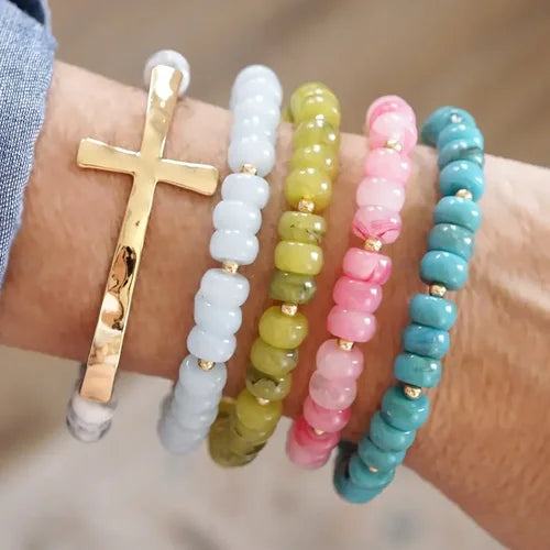 Faithful Pop Cross Bracelet