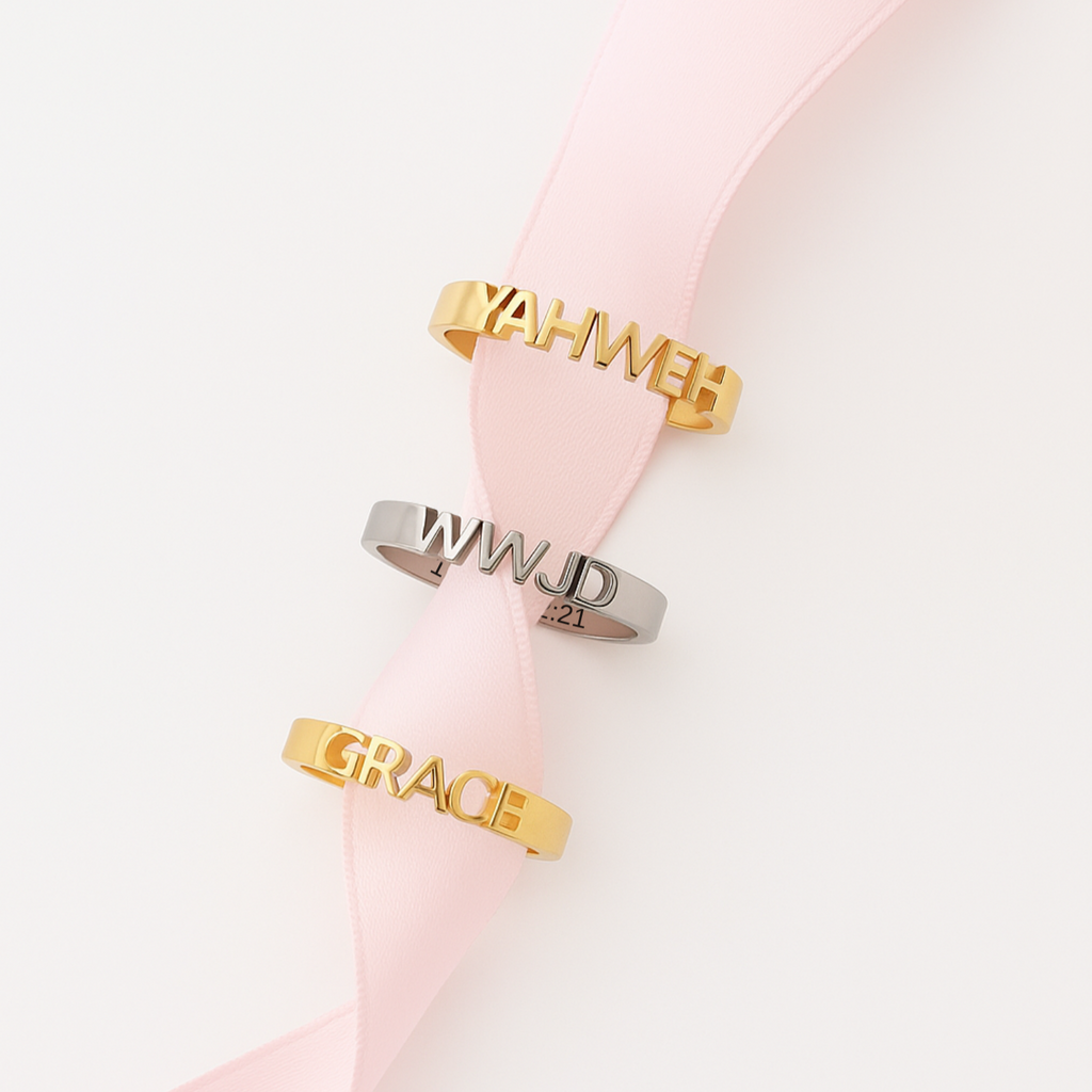 GRACE Ring in Gold, Silver & Rose Gold