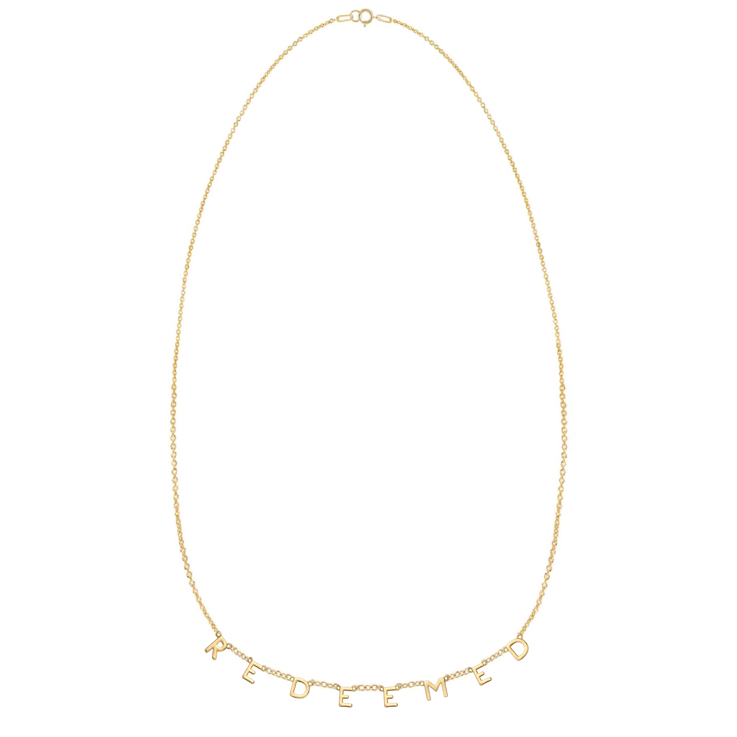 REDEEMED Necklace in Gold-Filled and Sterling Silver