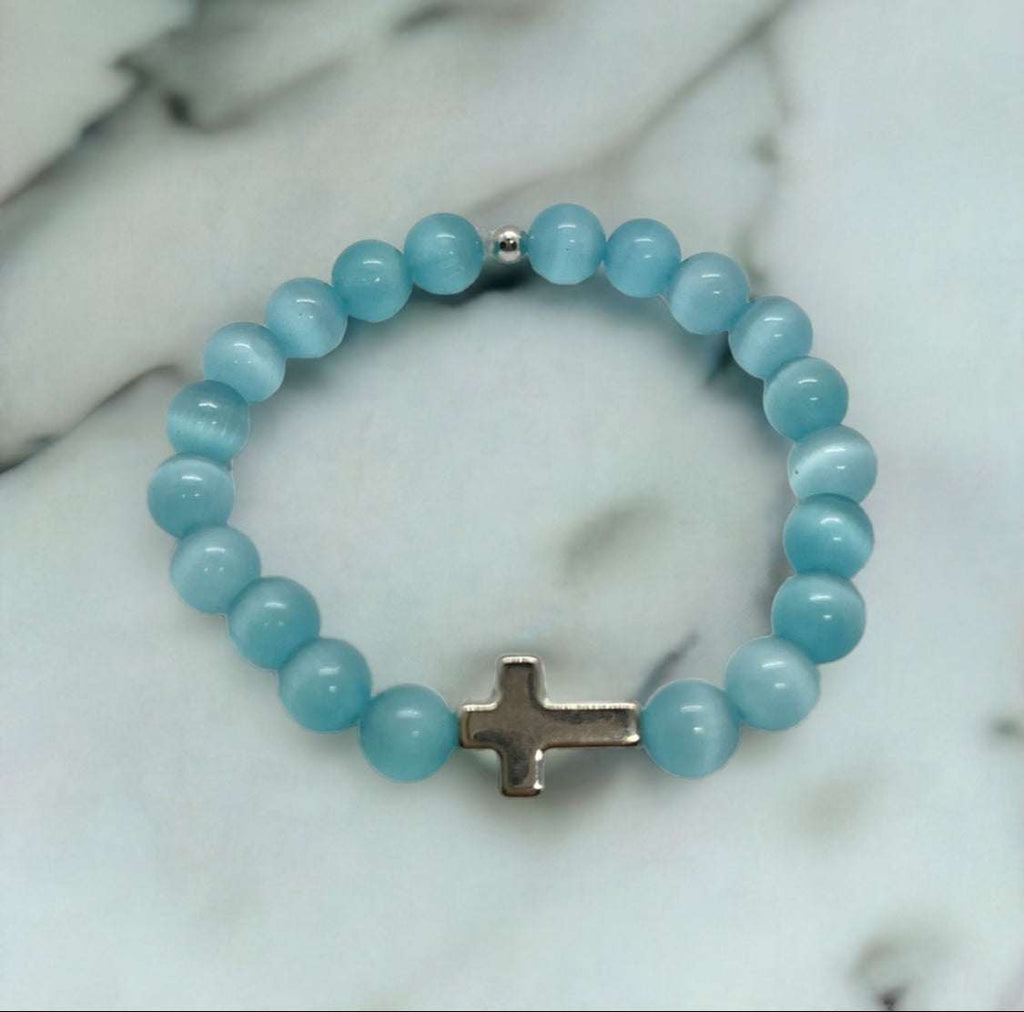 Cross Bead Bracelet Collection - Faith-Inspired Jewelry