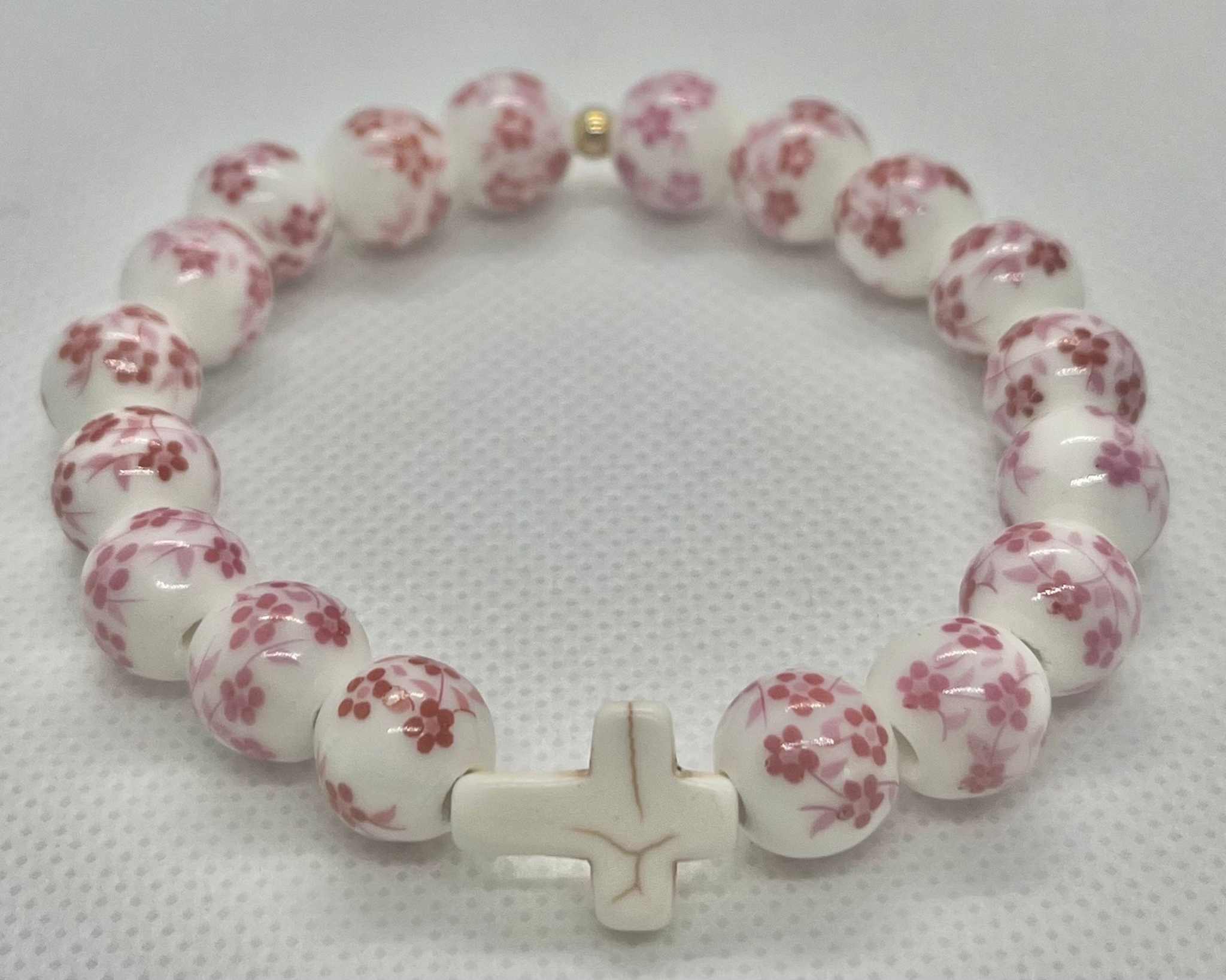 Cross Bead Bracelet Collection - Faith-Inspired Jewelry