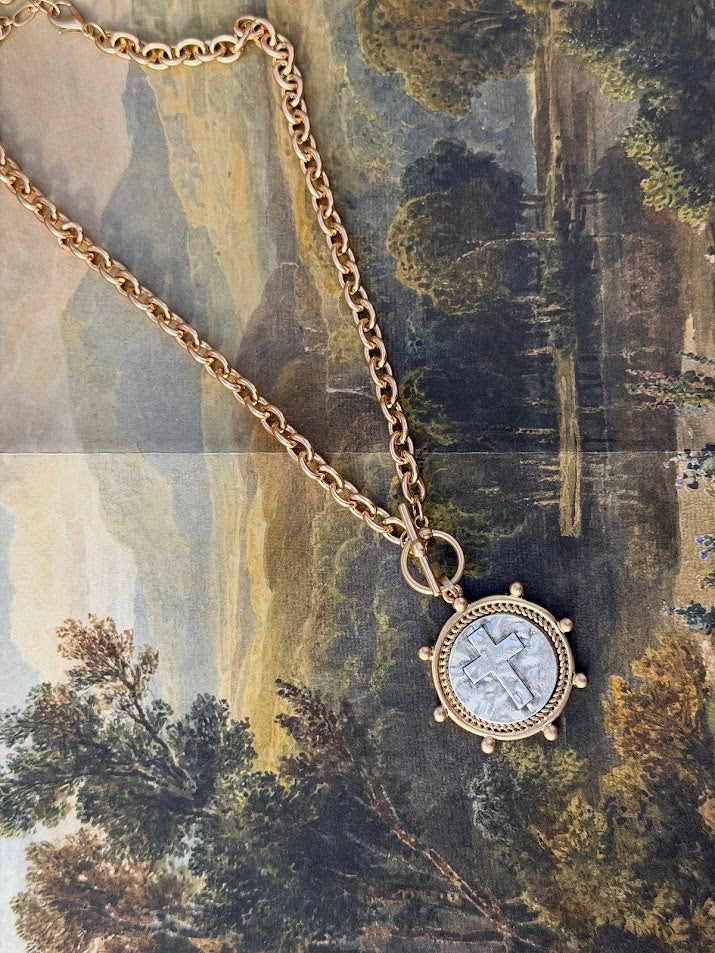 Bearing His Image Chunky Coin Necklace