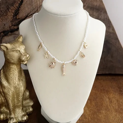 By the Shore Charm Necklace