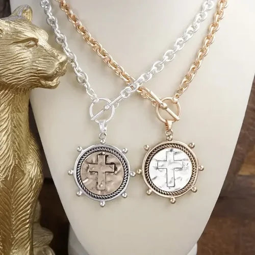 Bearing His Image Chunky Coin Necklace